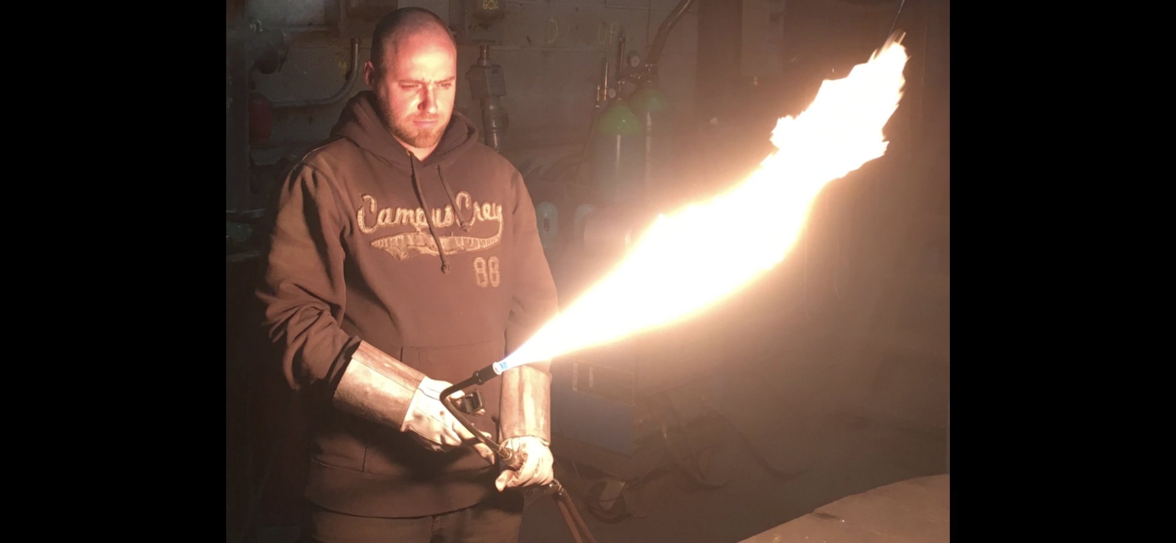 Forged Adrenaline custom metalwork fire design